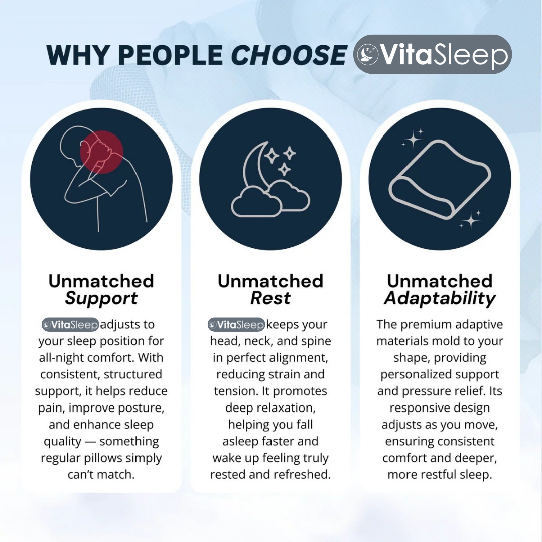 VitaSleep™ – The relief you’ve been waiting for.